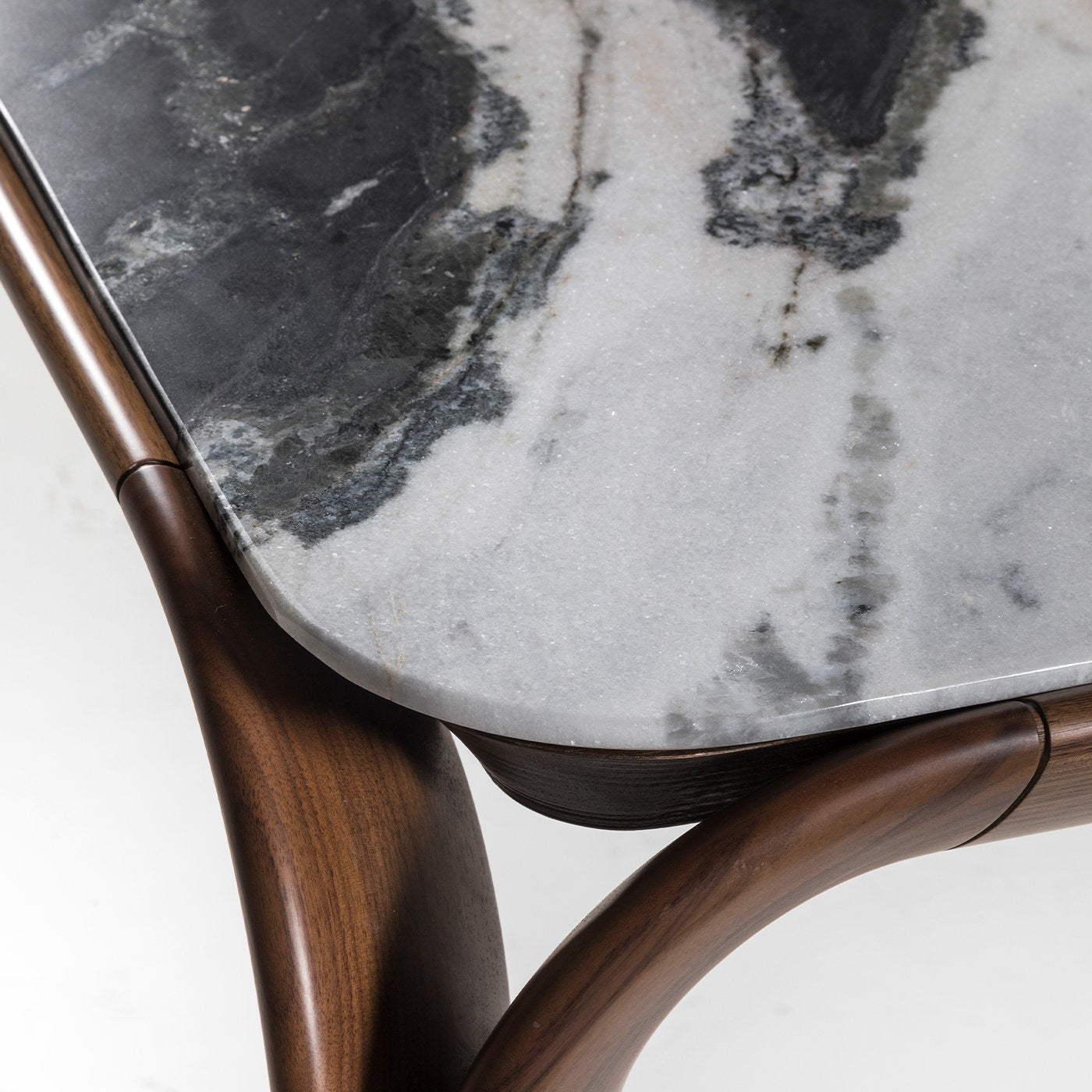 Kong Dalmata Marble Rectangular Table by Alex Bocchi and Alberto Pozzoli - Alternative view 2