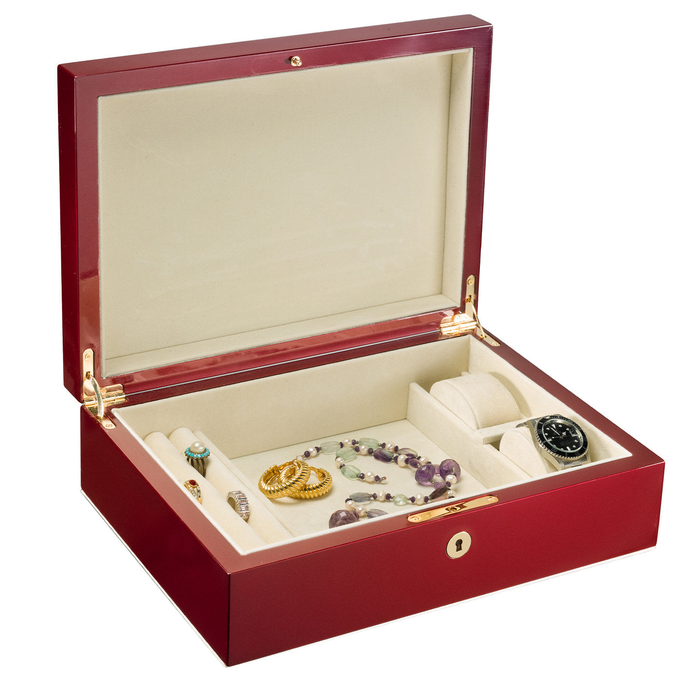 Firenze Ruby Jewelry Box - Alternative view 1