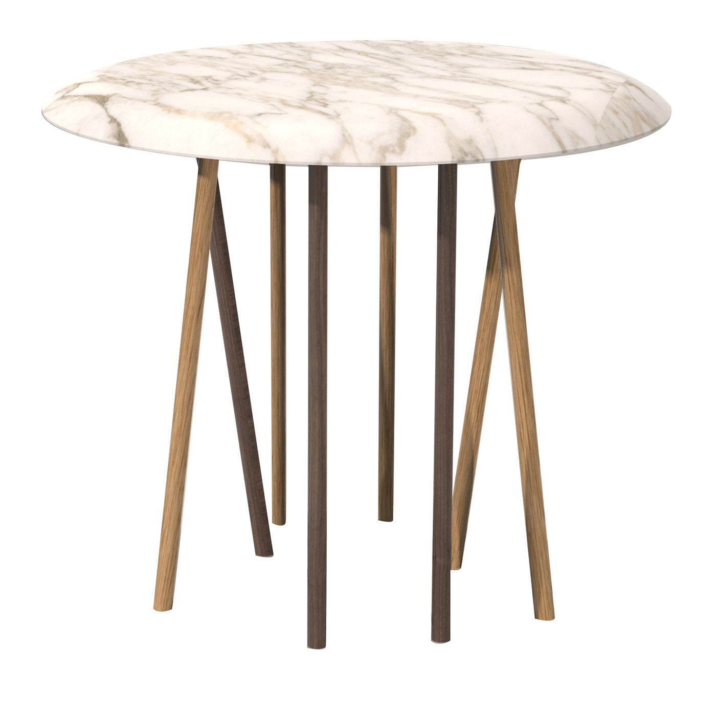 Canneto Round Marble Side Table - Main view