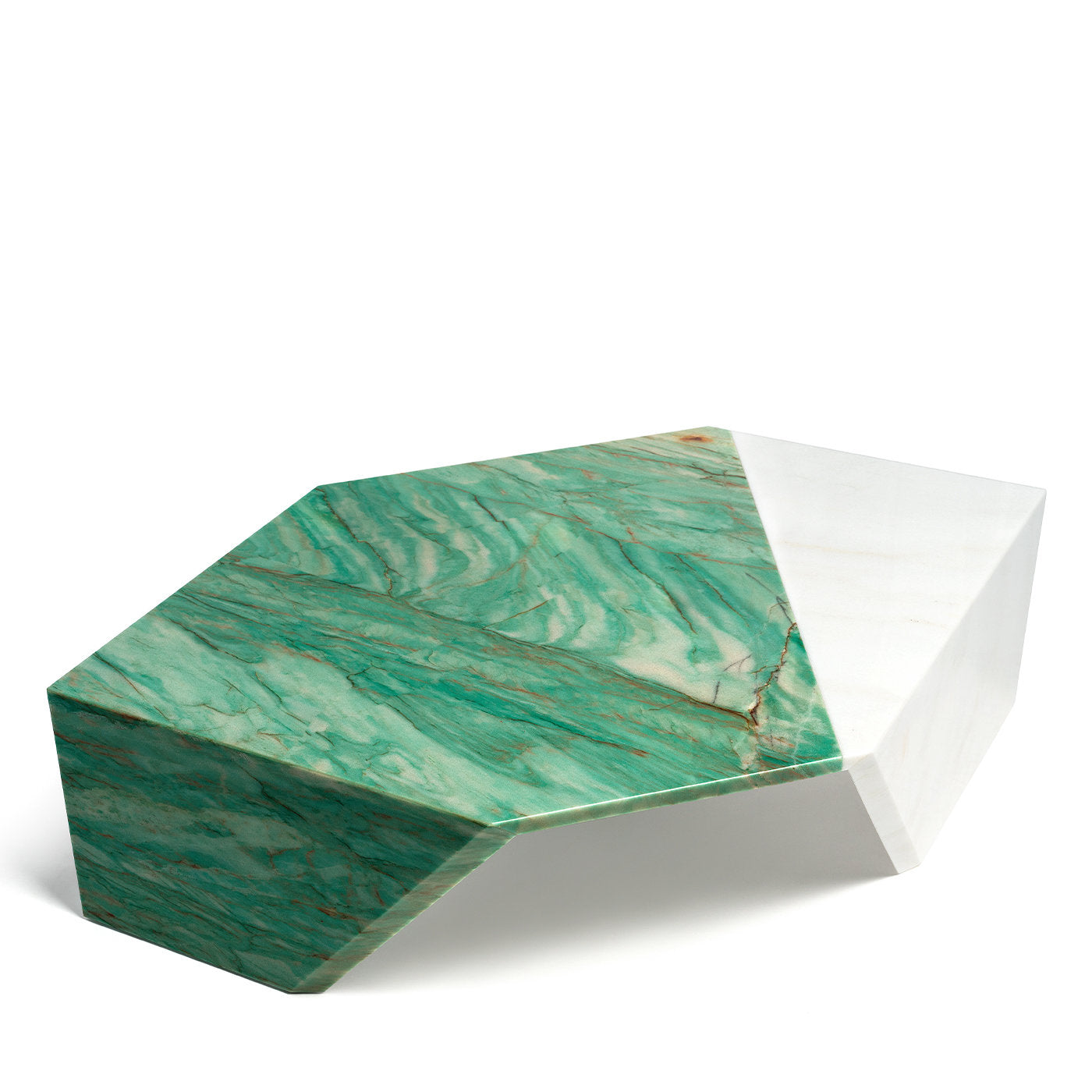 Grüner Origami Couchtisch von Patricia Urquiola - Alternative Ansicht 2