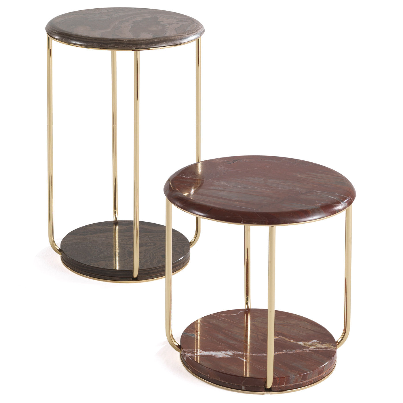 Ambar Red Napoleon Side Table - Alternative view 1