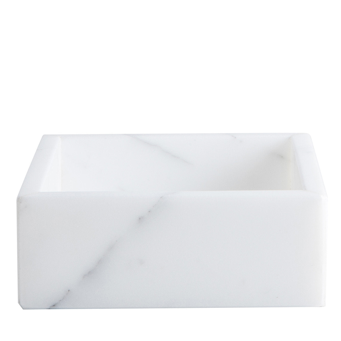 Toallero de invitados de mármol de Carrara blanco - Vista principal