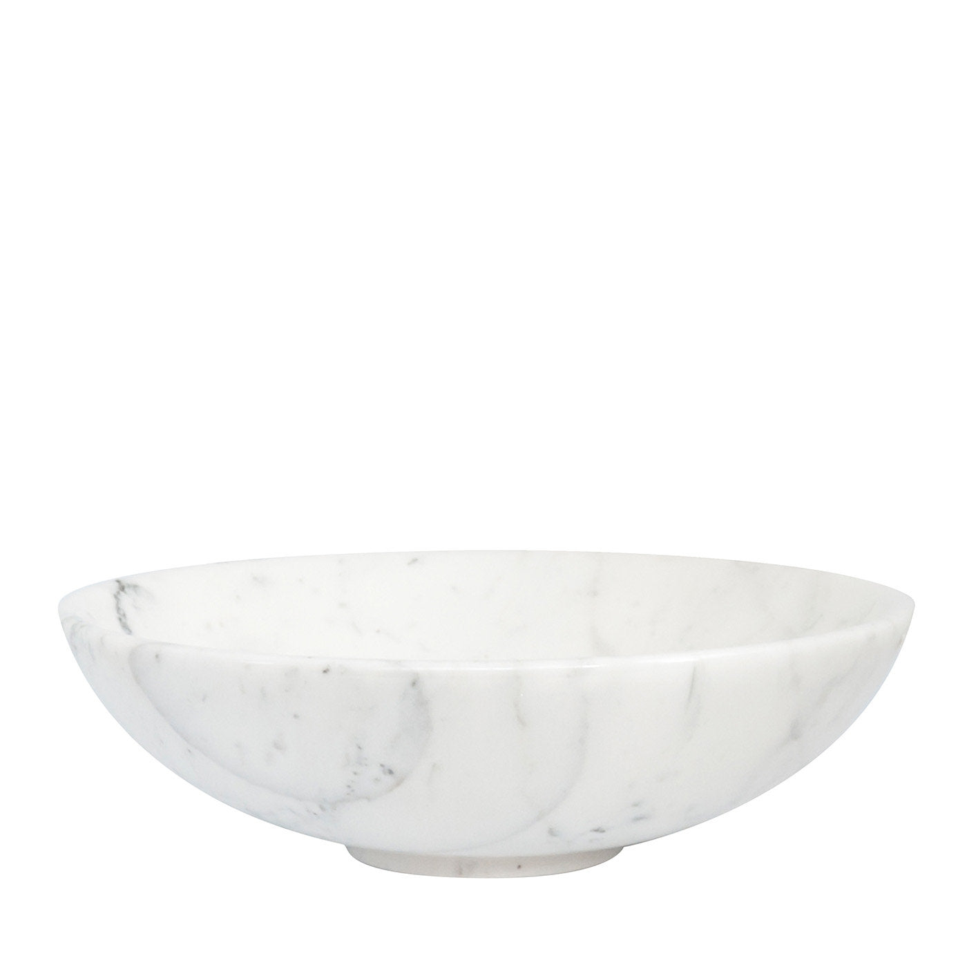 White Carrara Marble Fruit Bowl - Main view