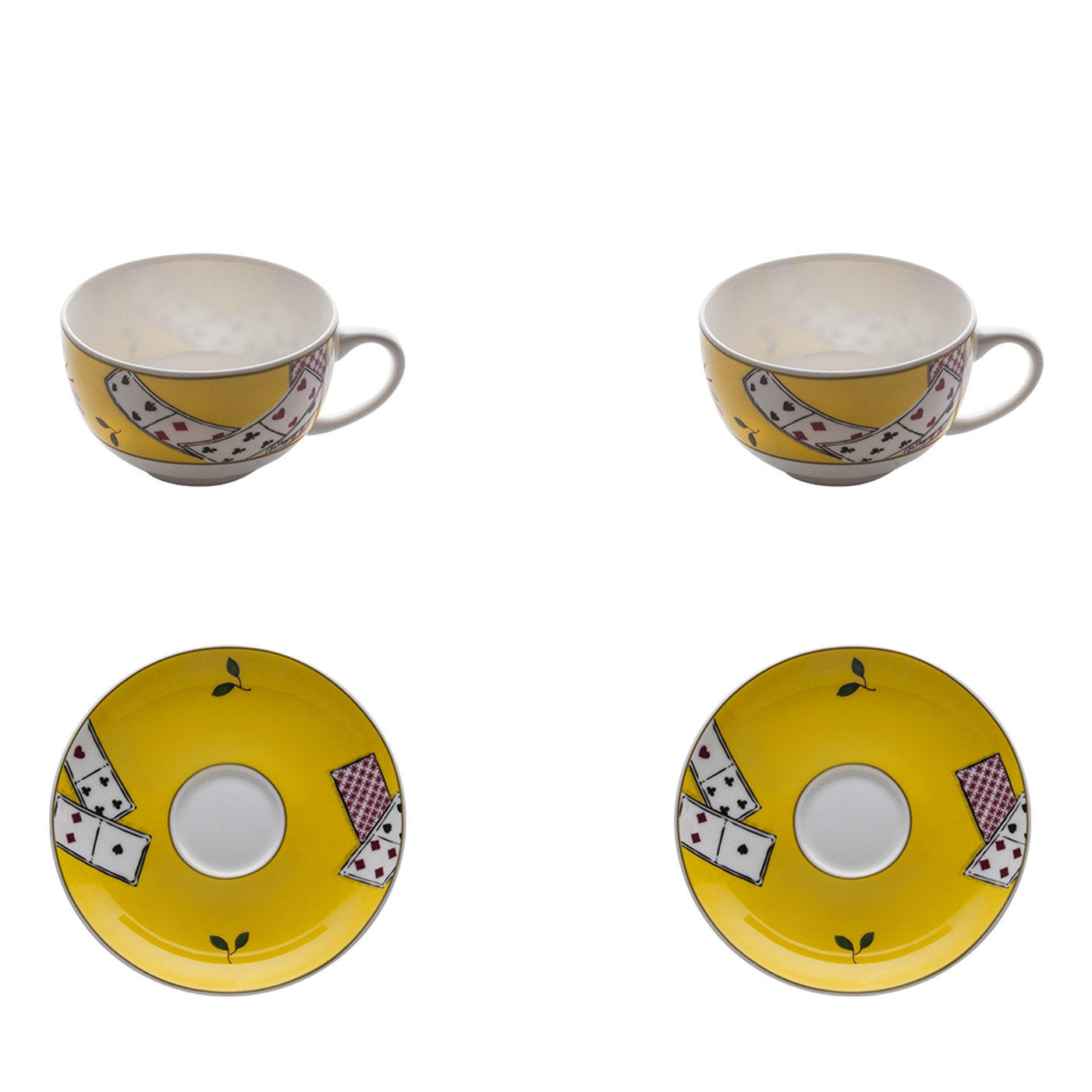 Carte Da Zogo Set of 2 Teacups with Saucers - Main view