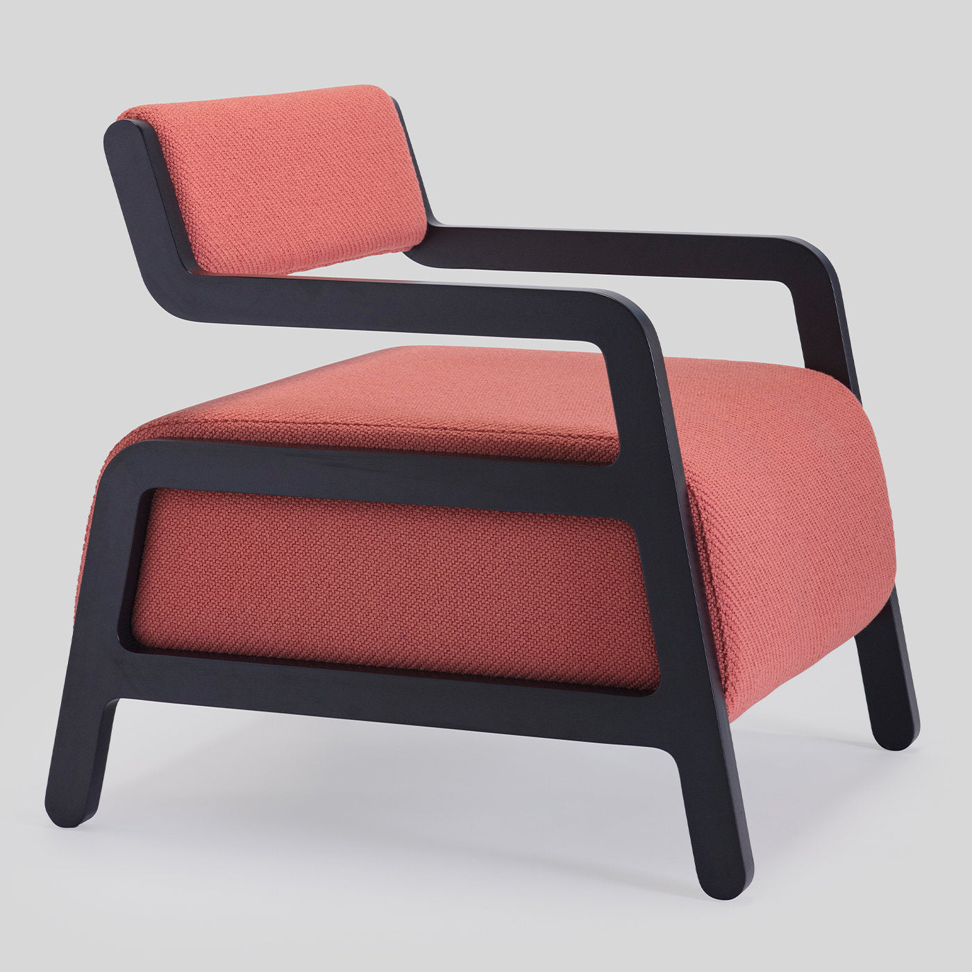 Moki Red Lounge Chair - Alternative view 2