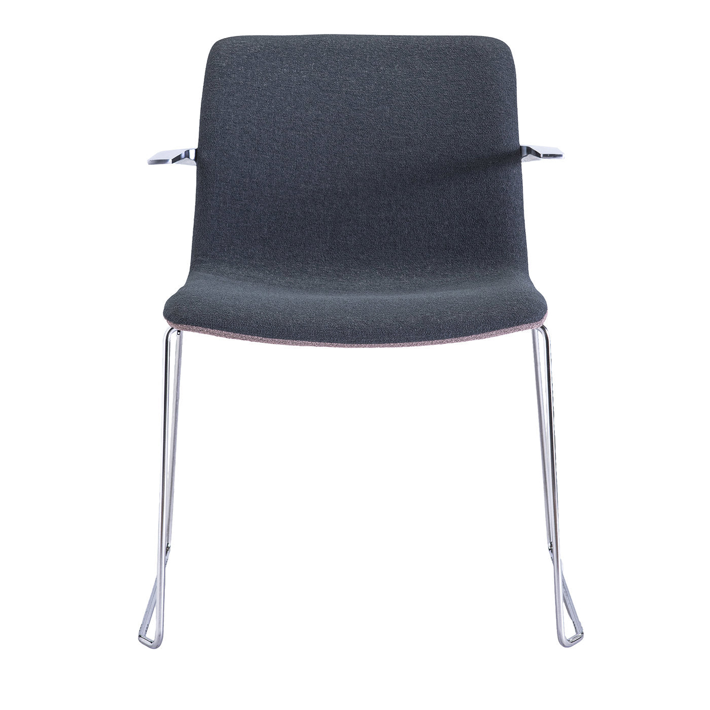 Techna Gray Chair with Armrests - Main view