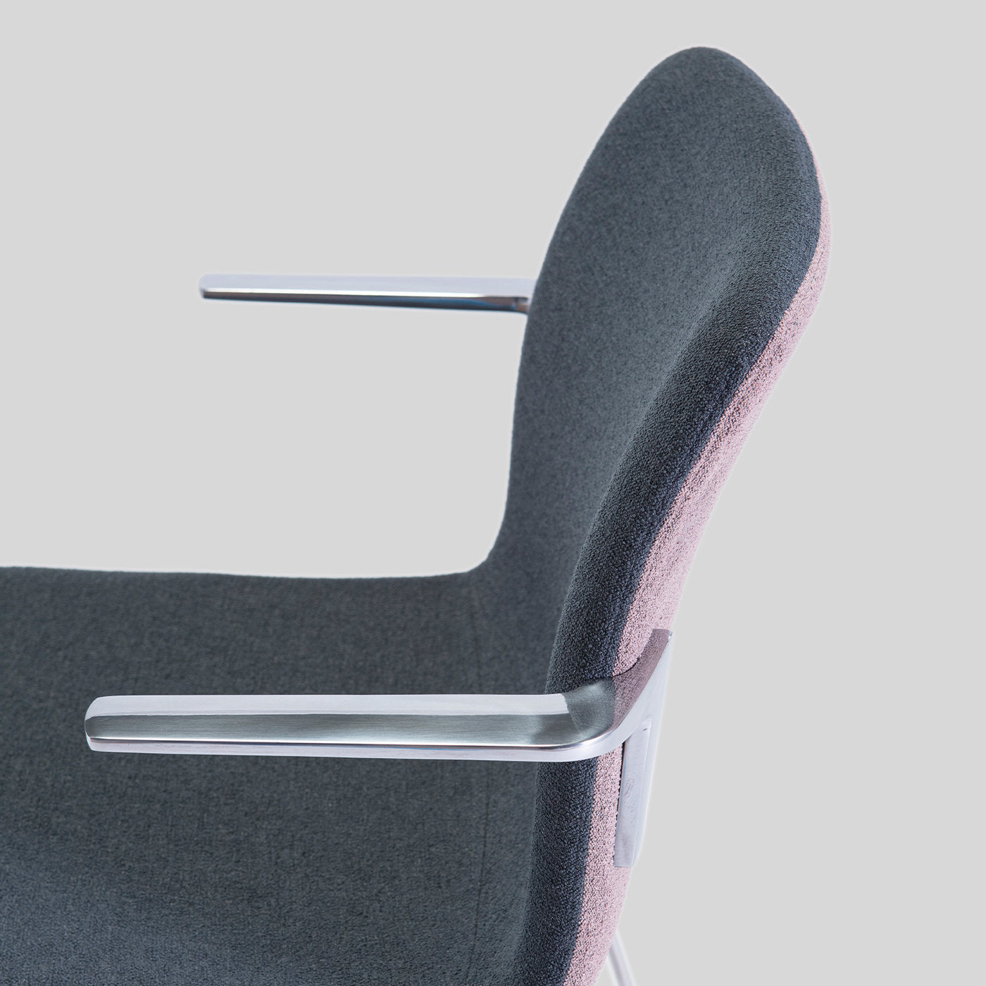 Techna Gray Chair with Armrests - Alternative view 1