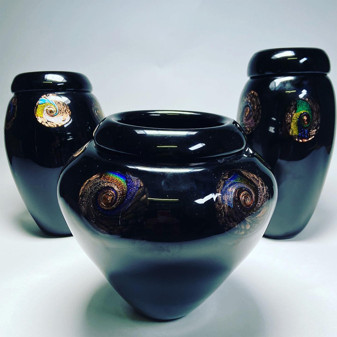 Risvolto Small Black Vase  - Alternative view 1