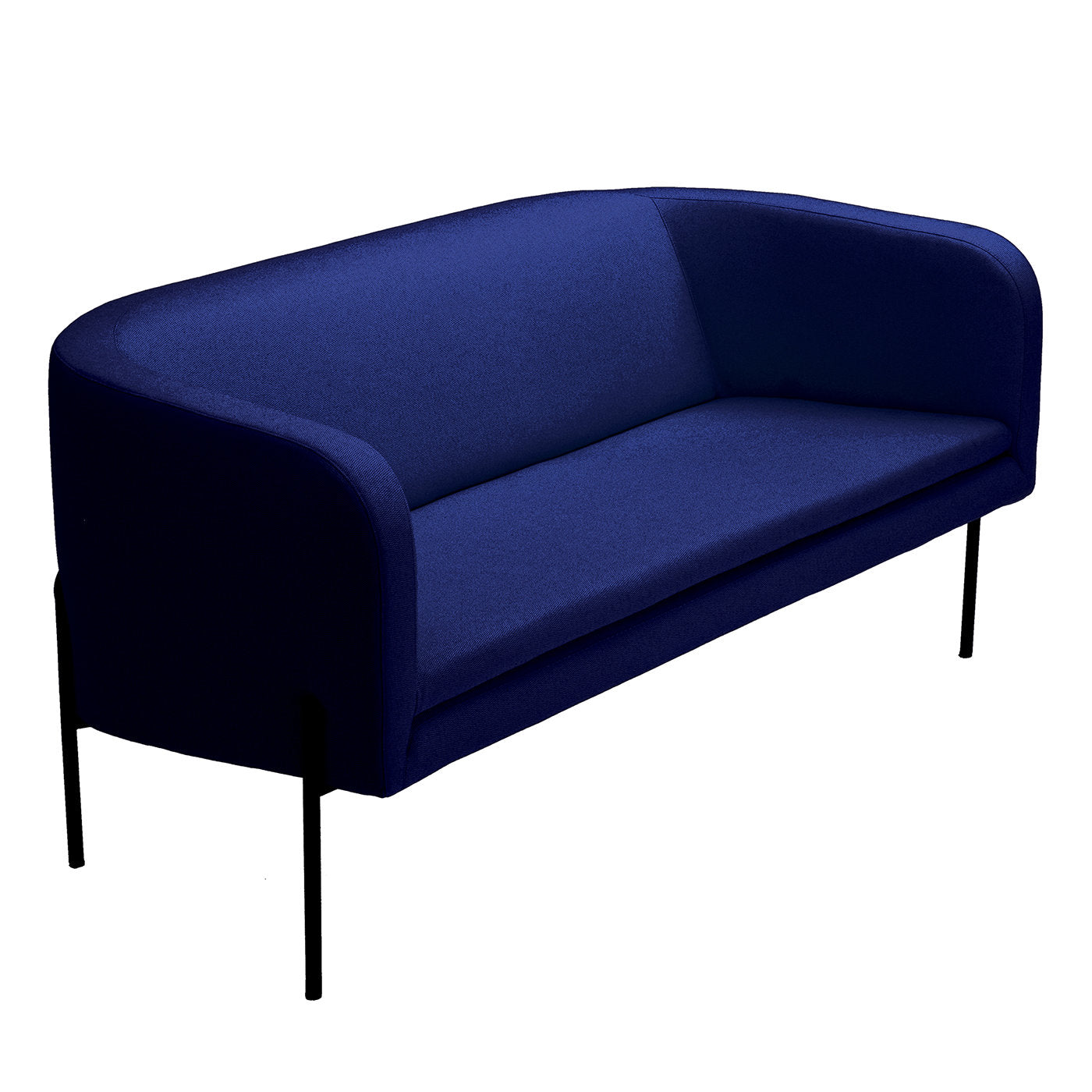 Laetitia Blue 2-Seater Sofa by Fabio Fantolino - Vue principale