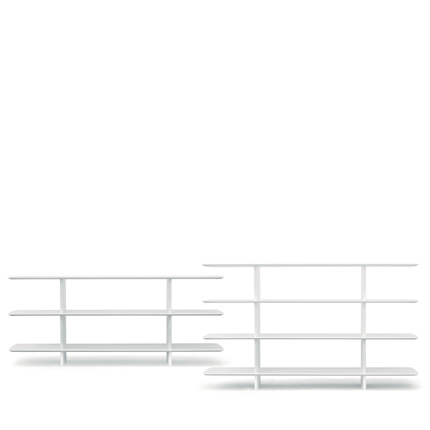 Shift White 4-Shelf Bookcase  by Foster + Partners - Alternative view 2