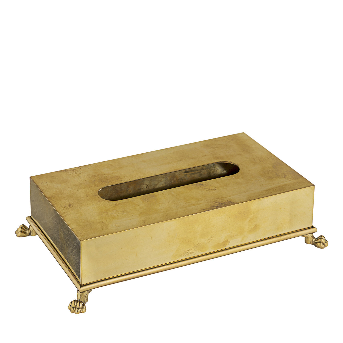 Brass Rectangular Tissue Box Holder Bronzetto | Artemest