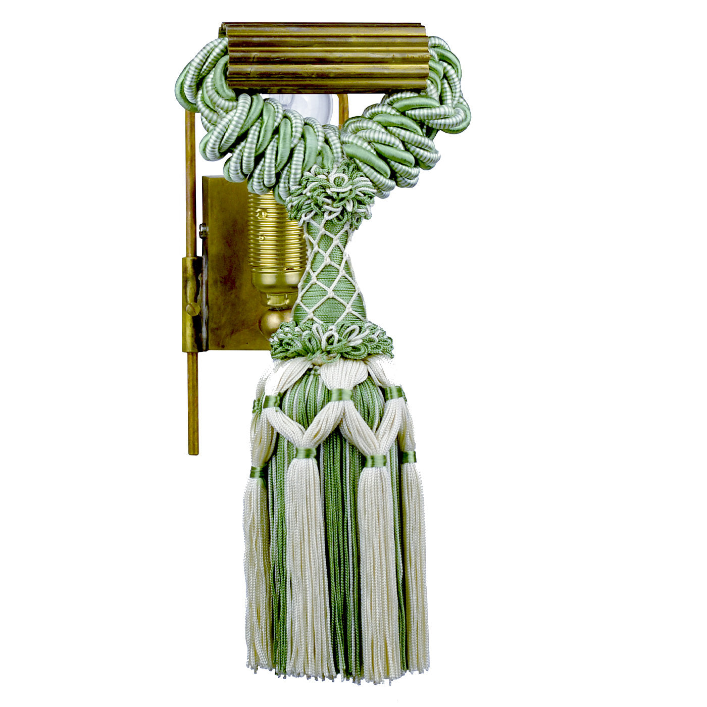 Applique Changeant Imperiale White and Sage Green Wall Lamp - Alternative view 1