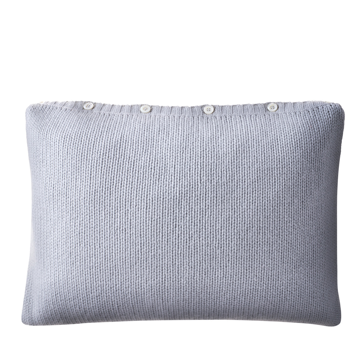 Gray Tricot Rectangular Cushion - Main view