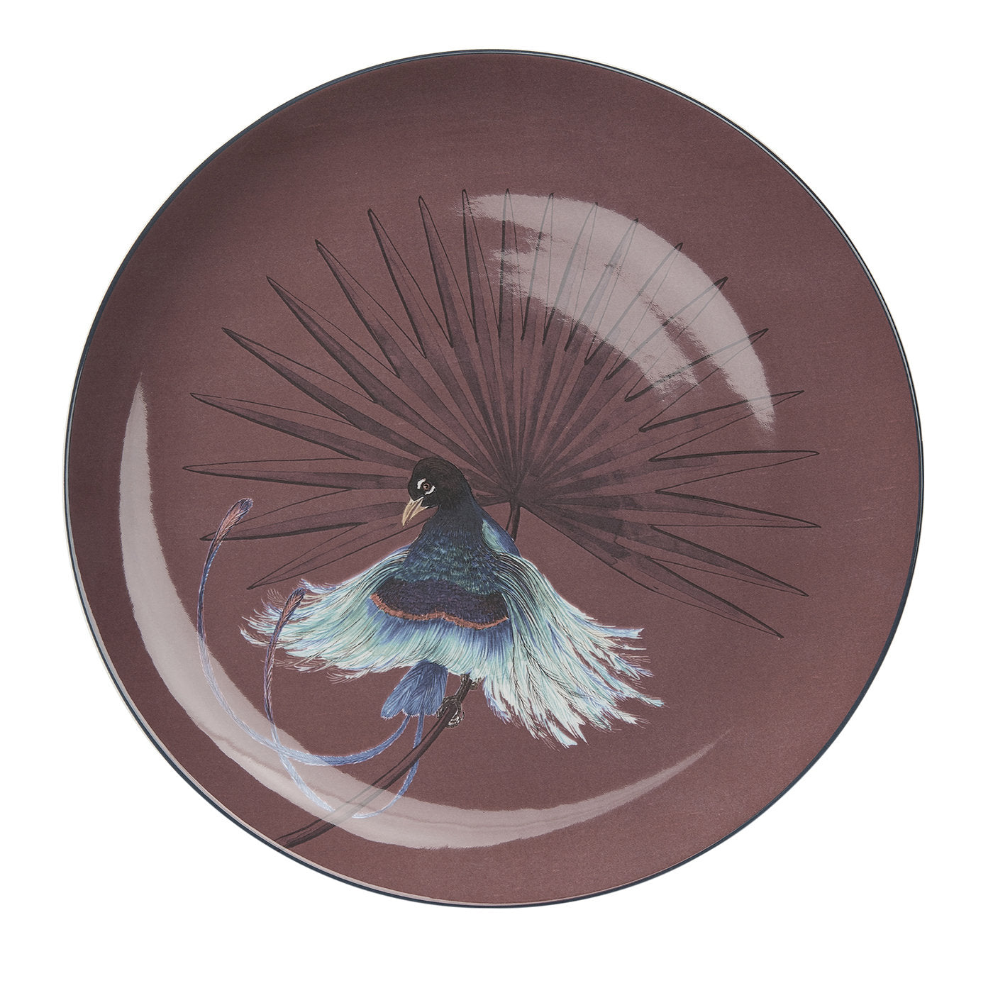 Birds of Paradise Dinner Plate #3 - Main view