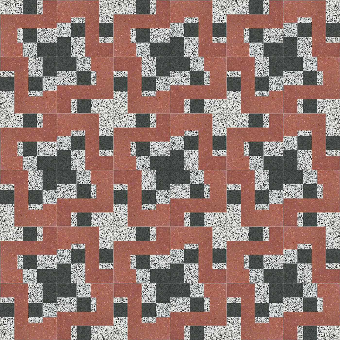 Eos Set of 25 Terrazzo Tiles - Alternative view 1