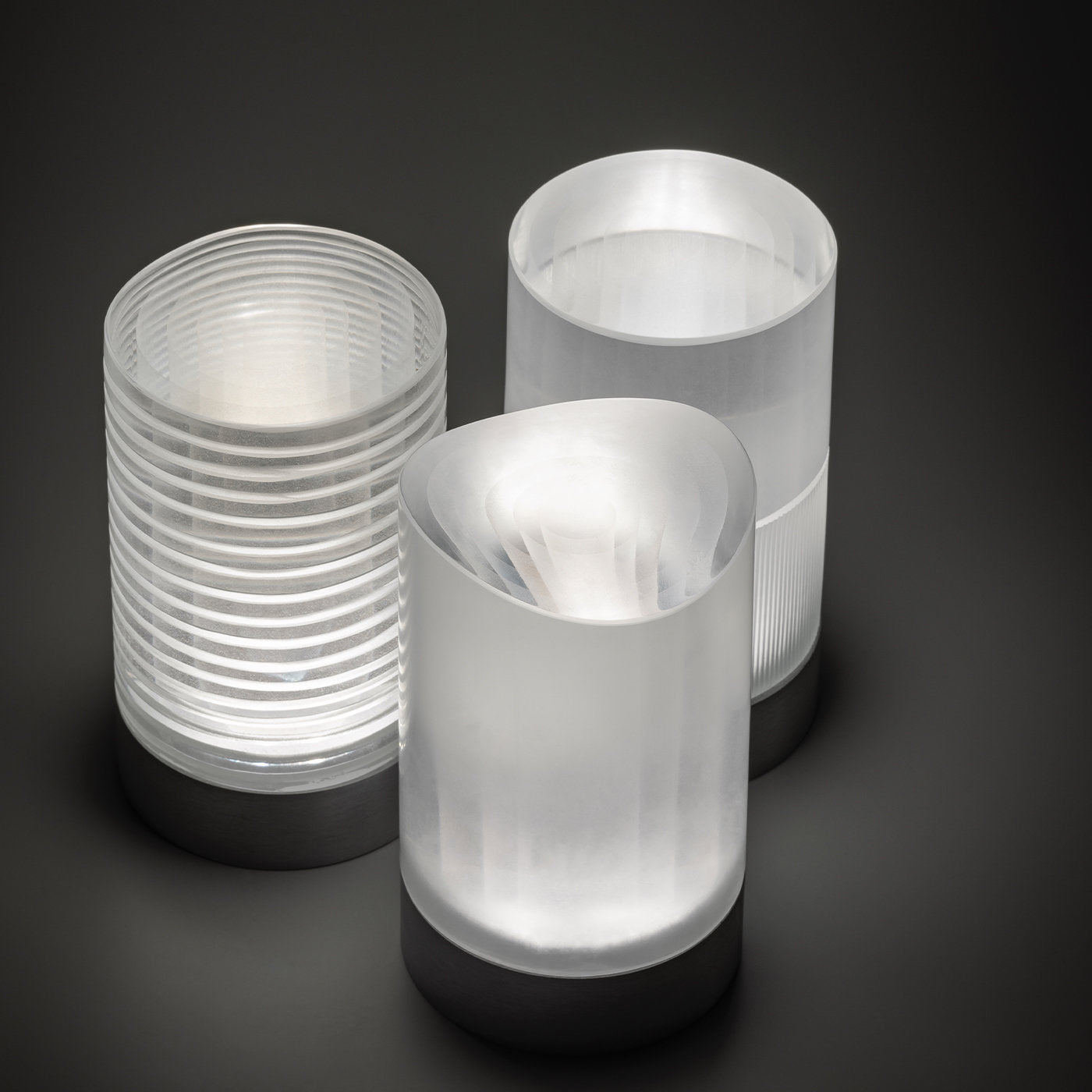 Lámpara de mesa recargable Haute Stripe de Federico Peri - Vista alternativa 2