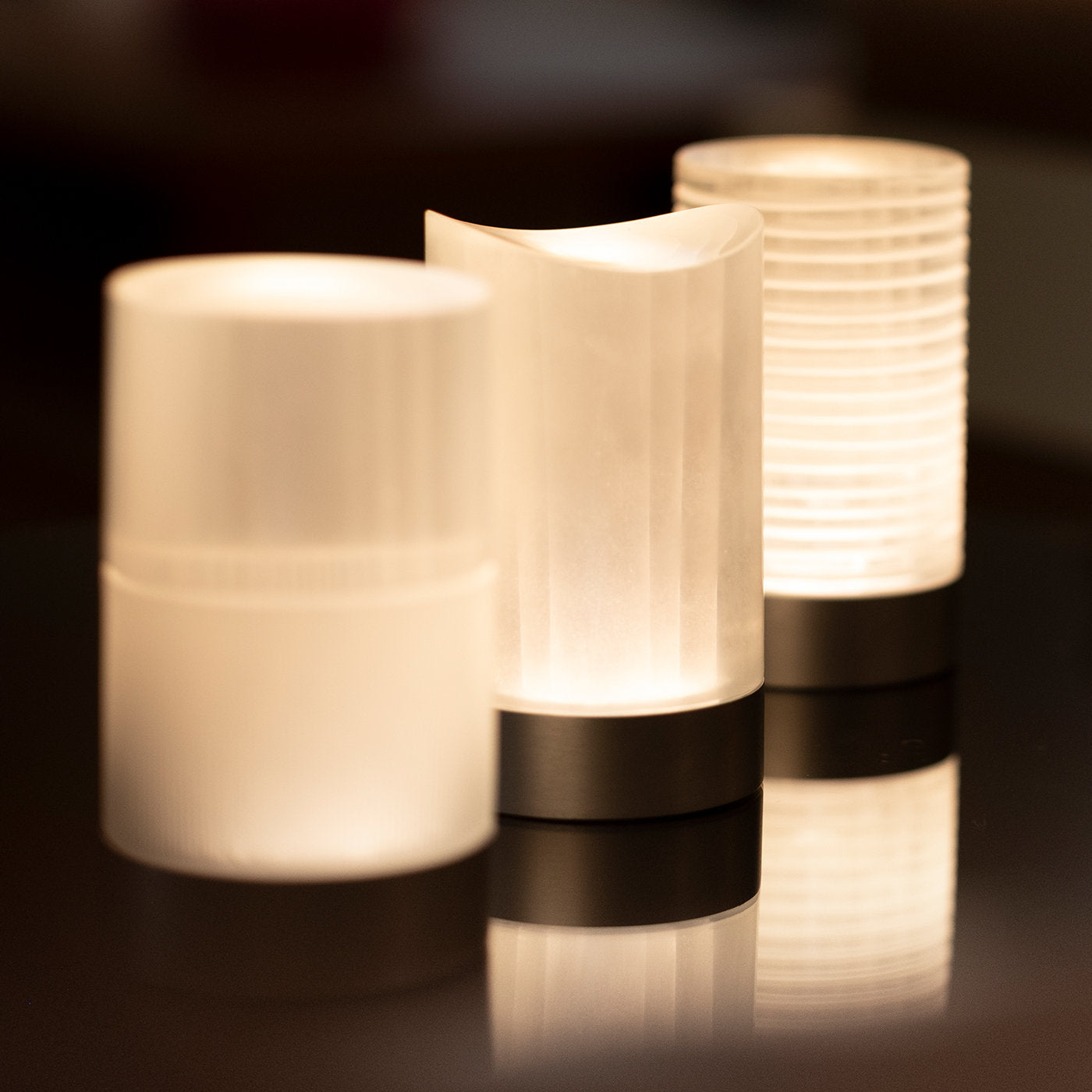 Lámpara de mesa recargable Haute Stripe de Federico Peri - Vista alternativa 3