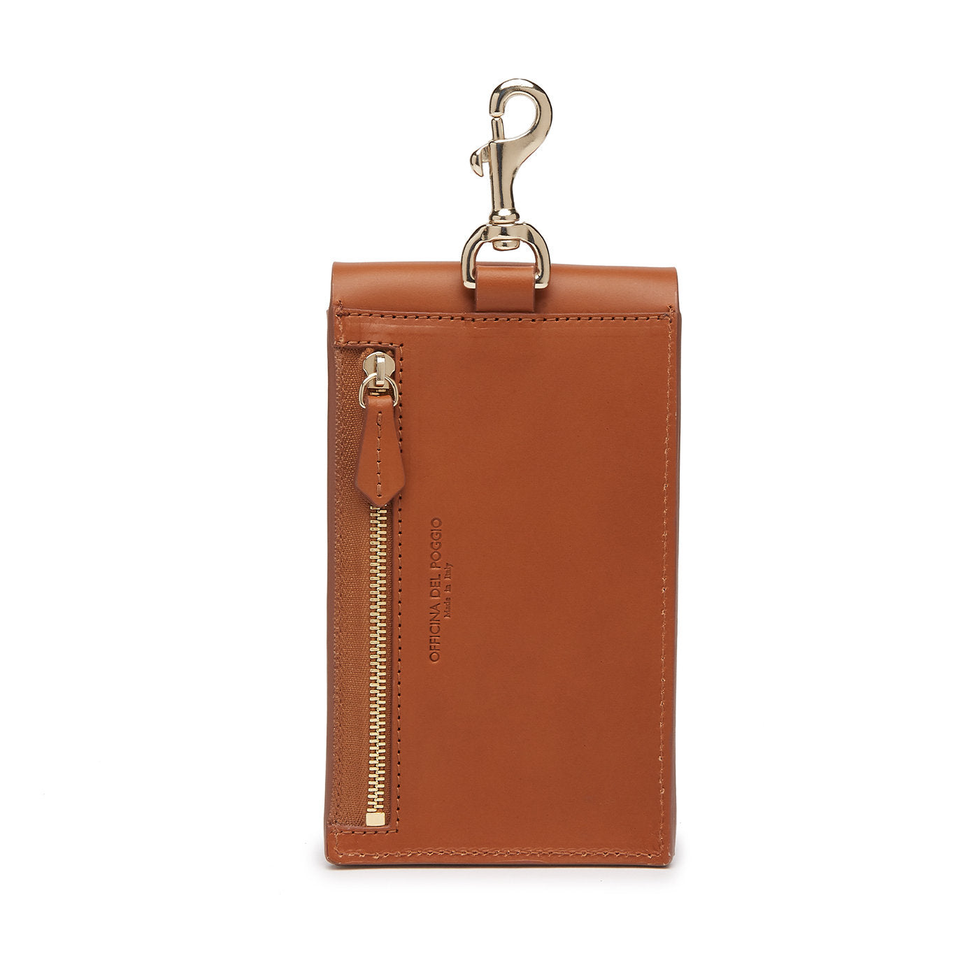 Tan Leather Phone Pouch - Alternative view 1