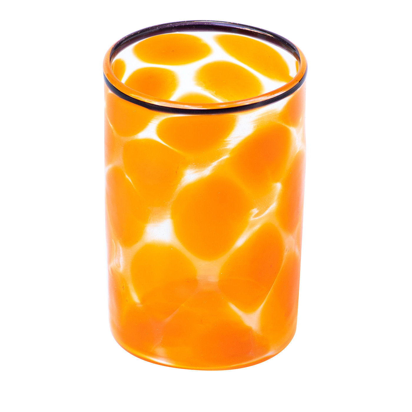 Set of 6 Dotted Orange Glasses - Alternative view 1
