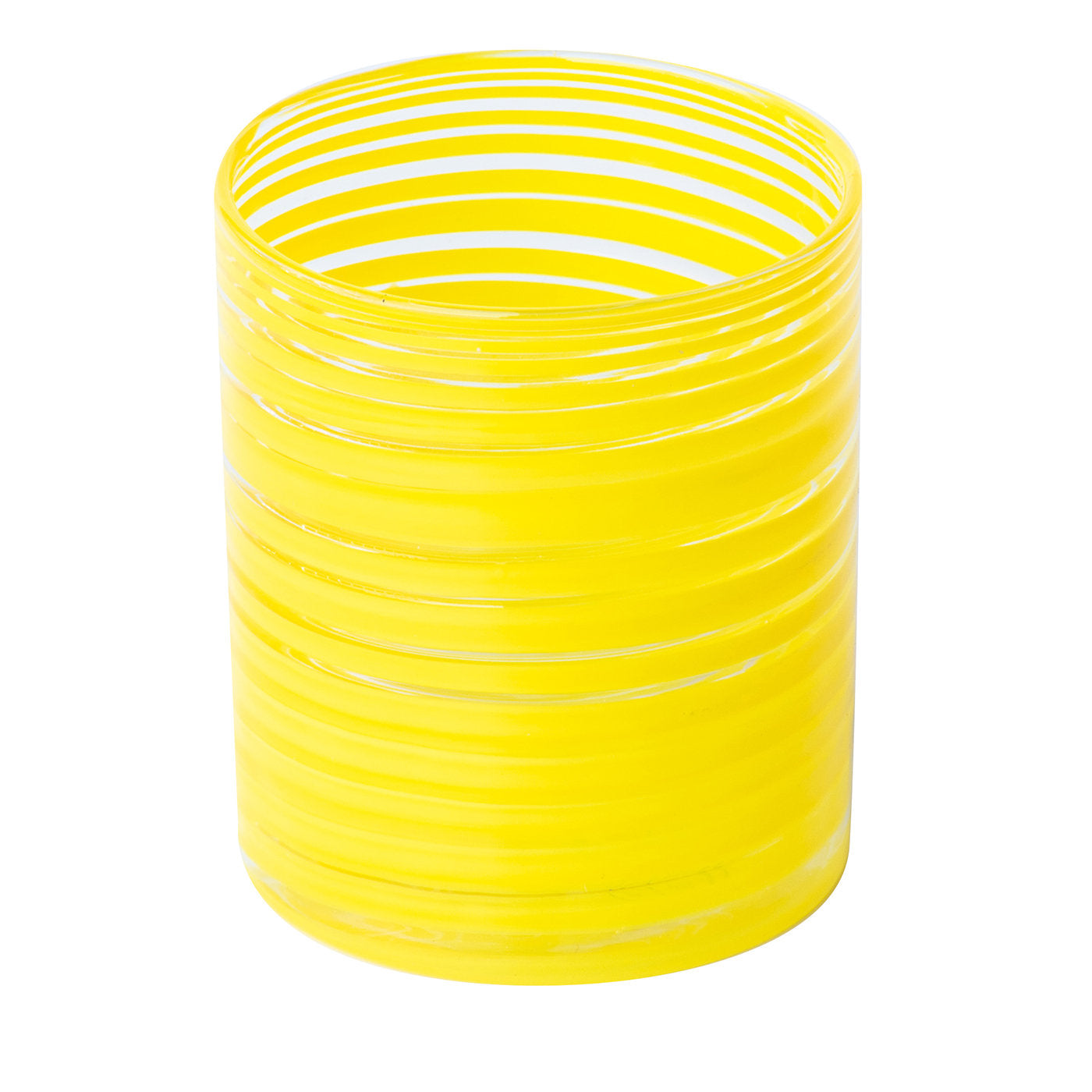 Goti 6er-Set gelbe Spiralgläser - Hauptansicht