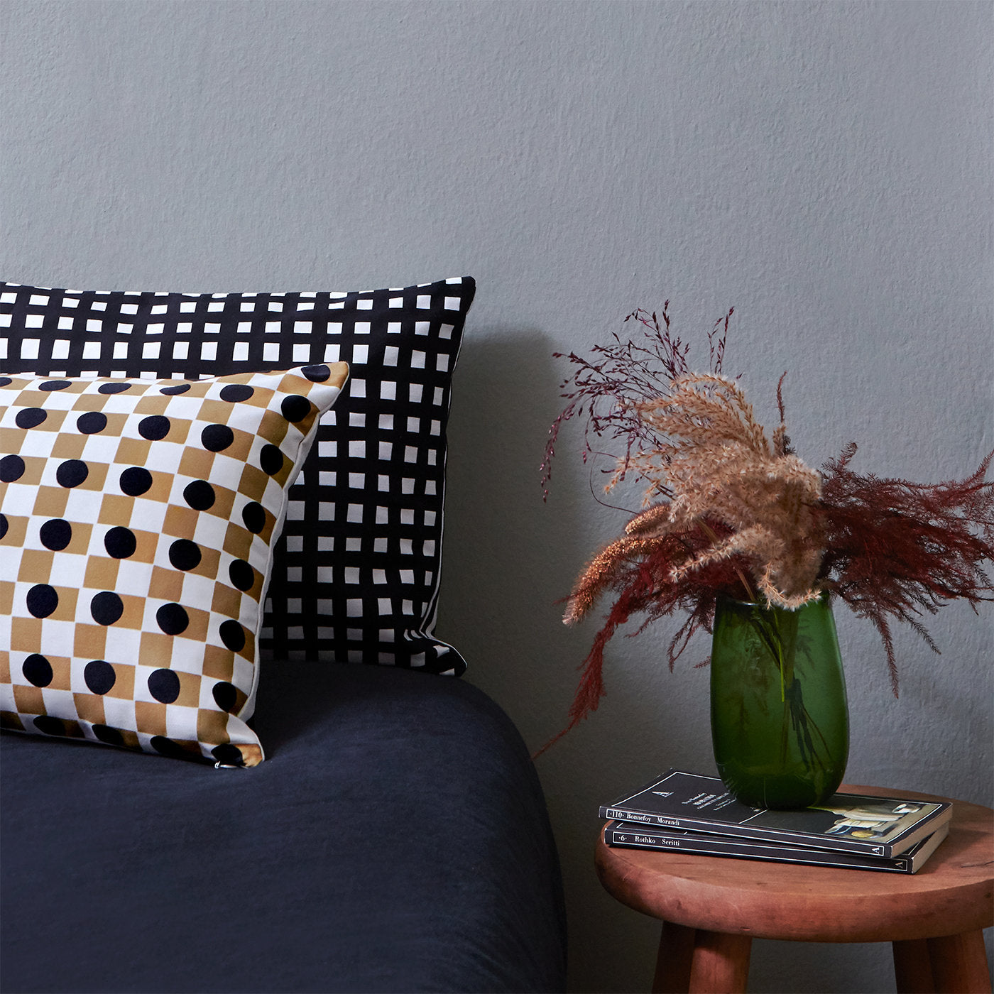 Set of 2 Anni Cushions Geometric Pattern #6 - Alternative view 1