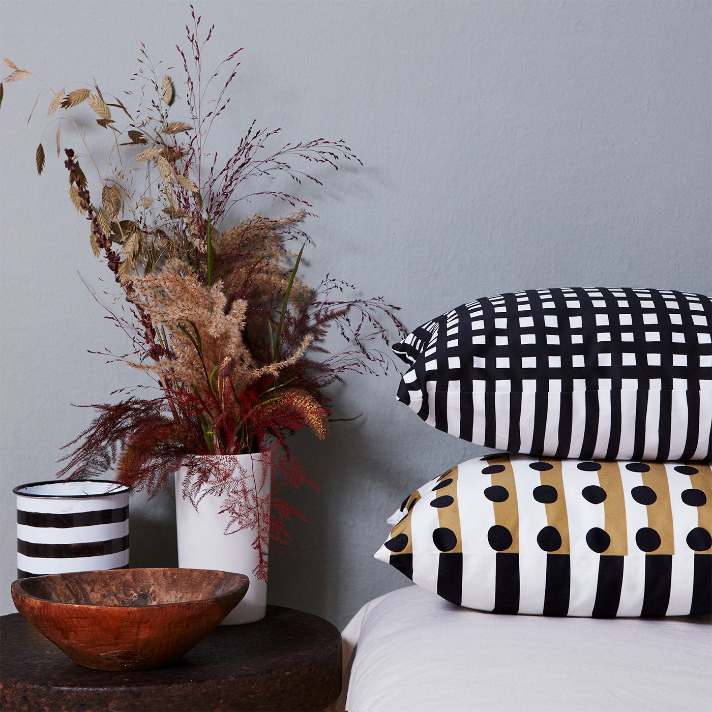 Large geometric cushions cheap