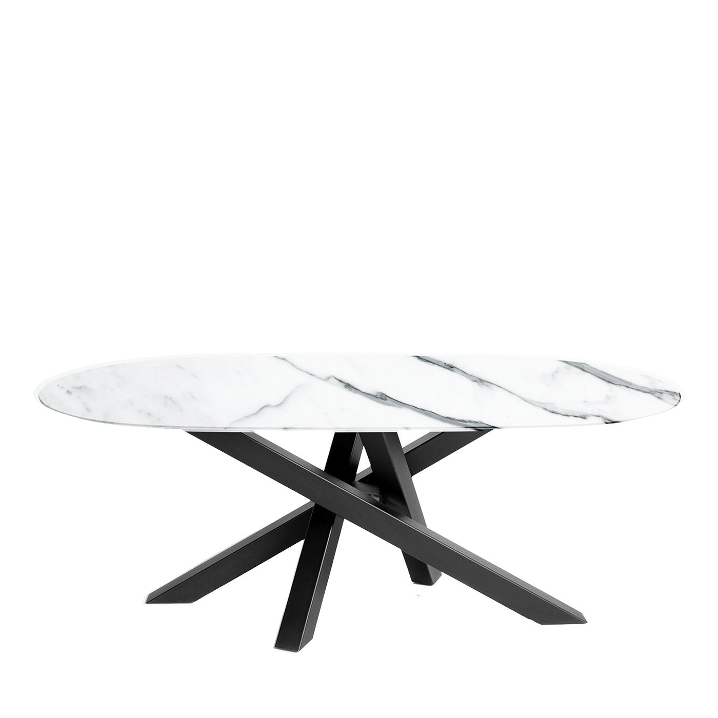 Komodo White Carrara Dining Table - Alternative view 1