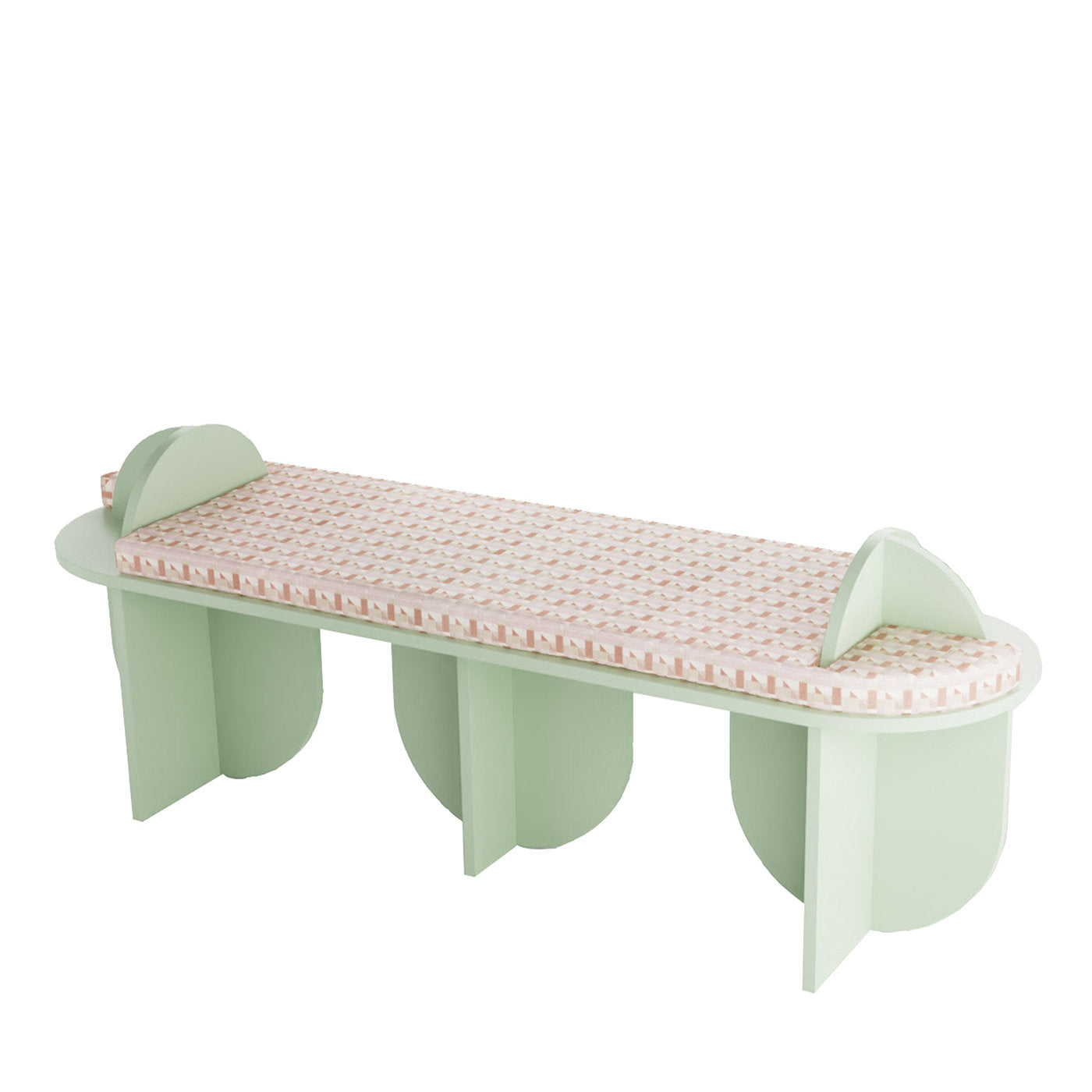 F4 Piccadilly Blossom Green Bench - Main view