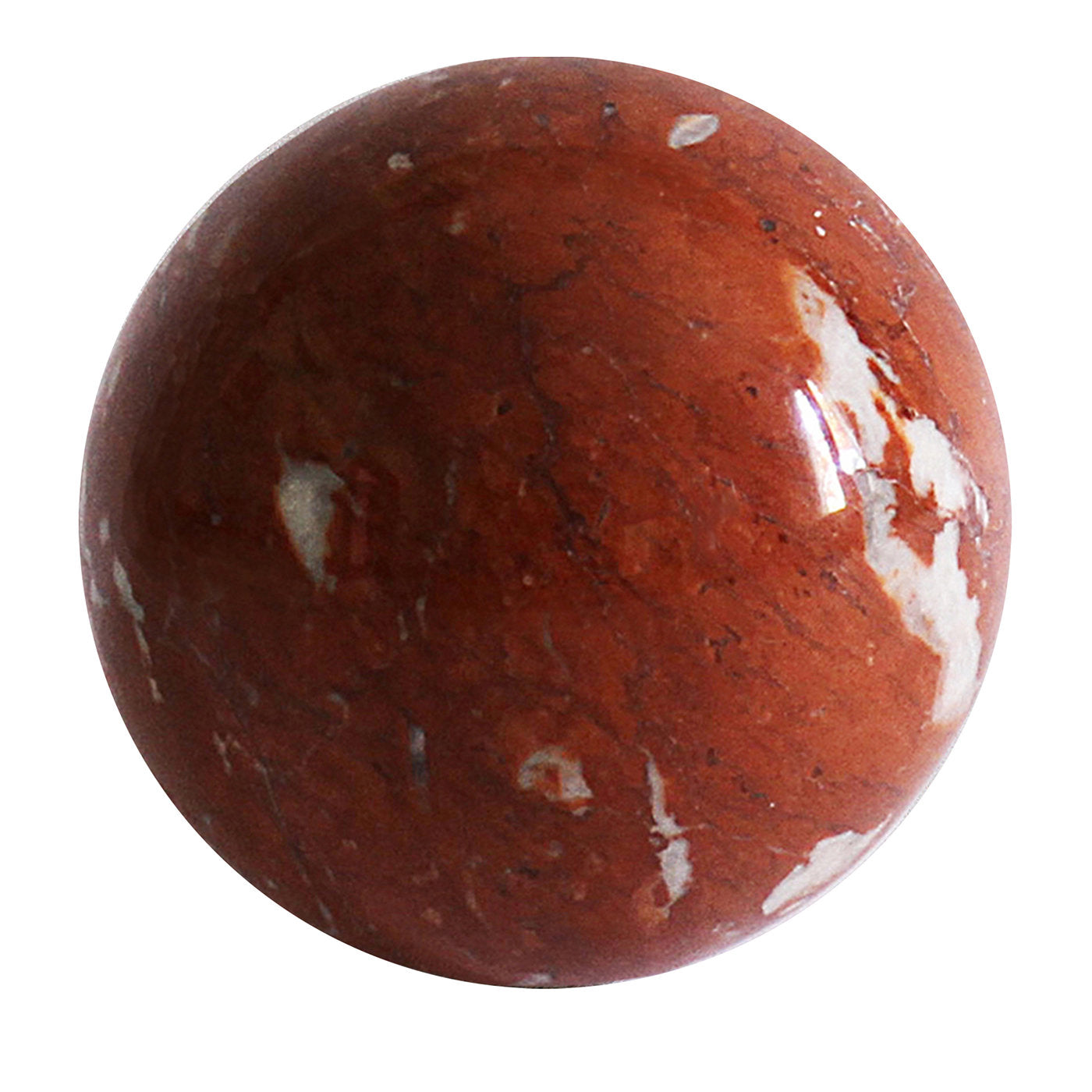 Red Marble Decorative Sphere - Main view