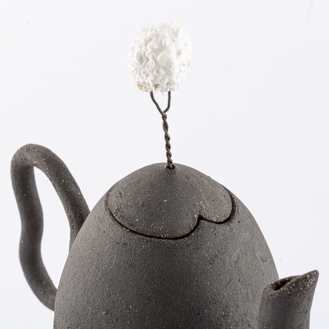 Black Spider Sculptural Teapot - Alternative view 1