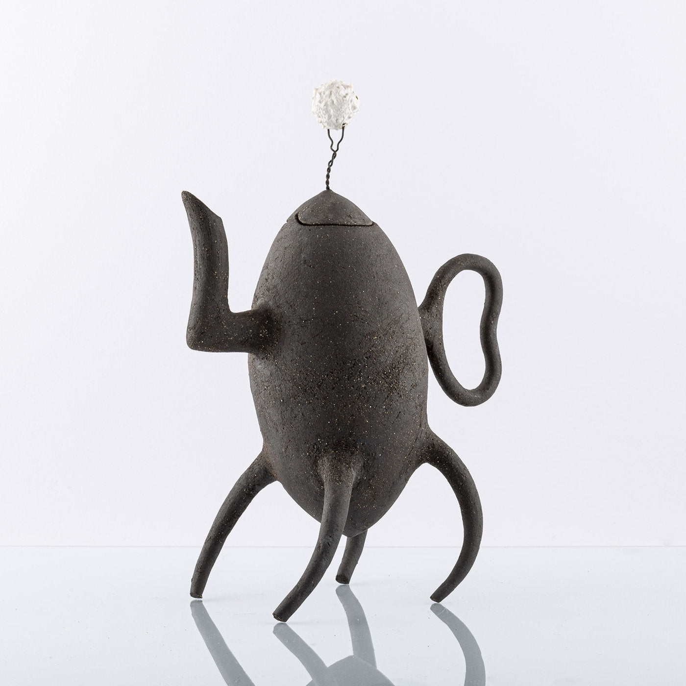 Black Spider Sculptural Teapot - Alternative view 5