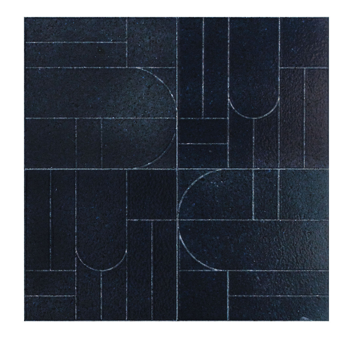 Teorema Set of 11 Blue Tiles by Margherita Rui - Main view
