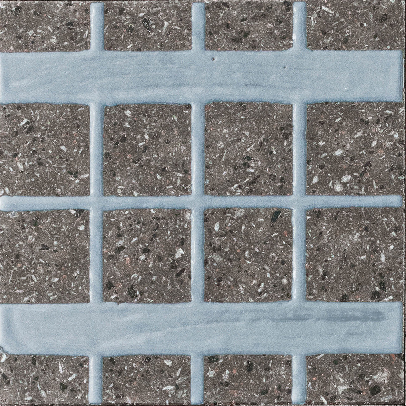 Alfabeto Set of 44 Blue and Gray Tiles by Margherita Rui - Alternative view 3