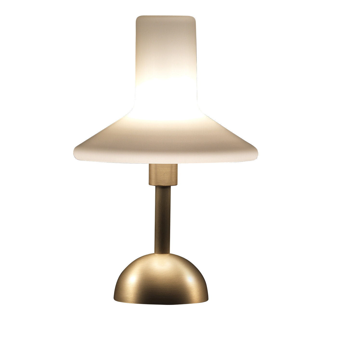 Lámpara de mesa mediana Olly Brass - Vista principal