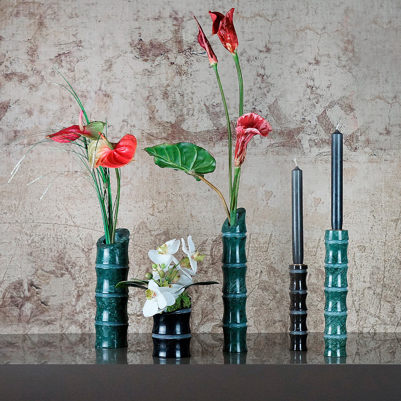 Kadomatsu Medium Green Guatemala Vase by Michele Chiossi - Alternative view 4