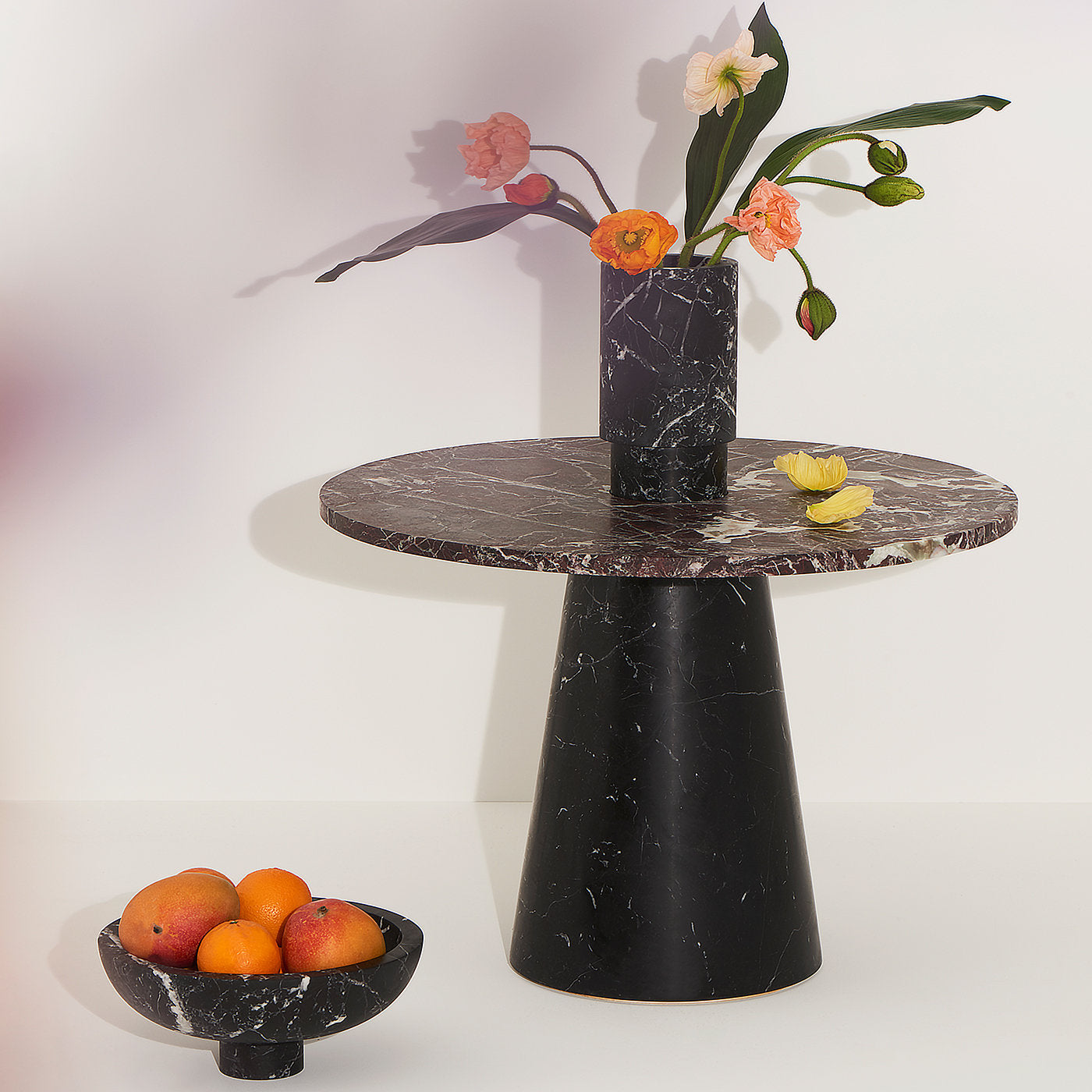Inside Out Black Marquina Vase by Karen Chekerdjian  - Alternative view 3