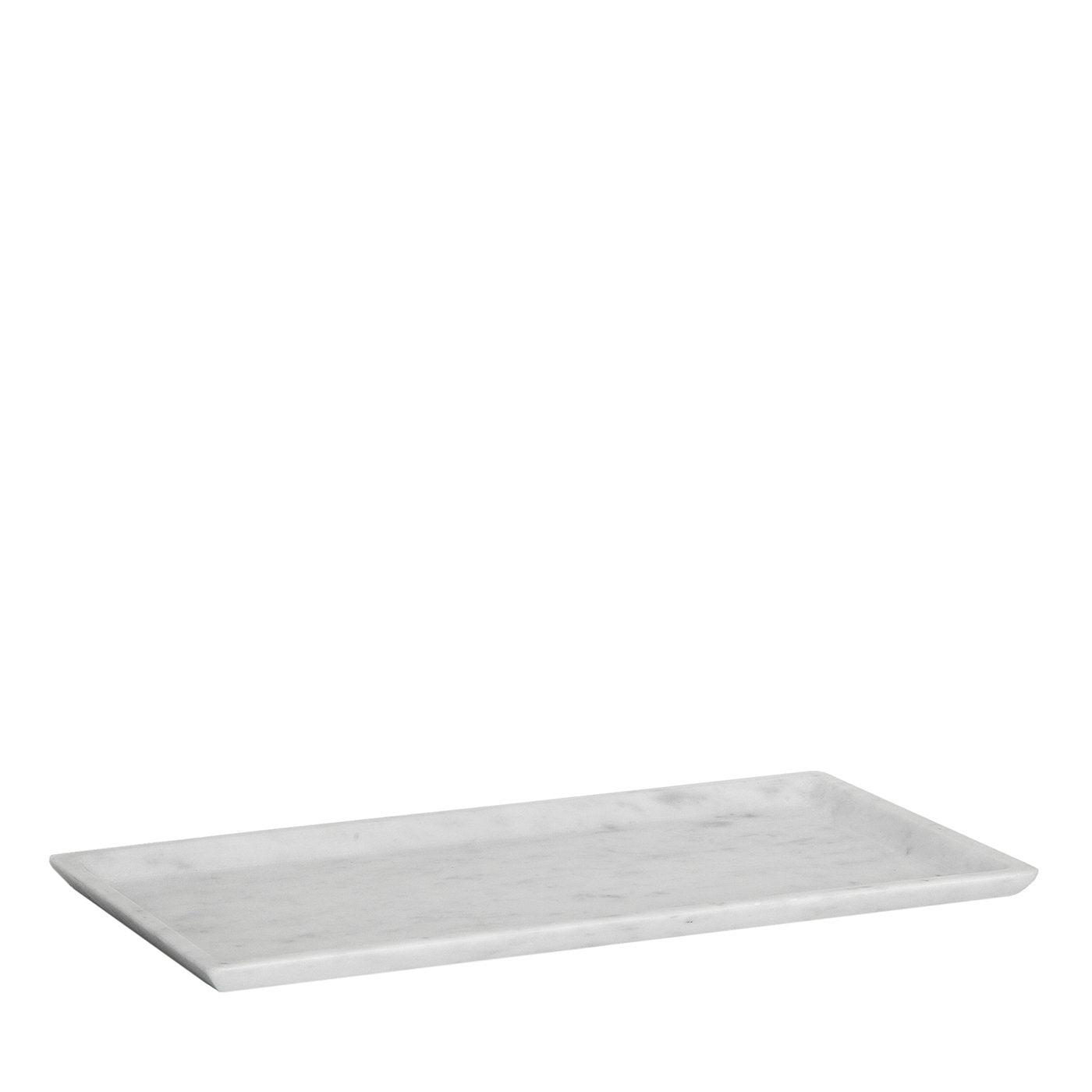 Vasco Tablett aus weißem Carrara von Studioformart - Hauptansicht