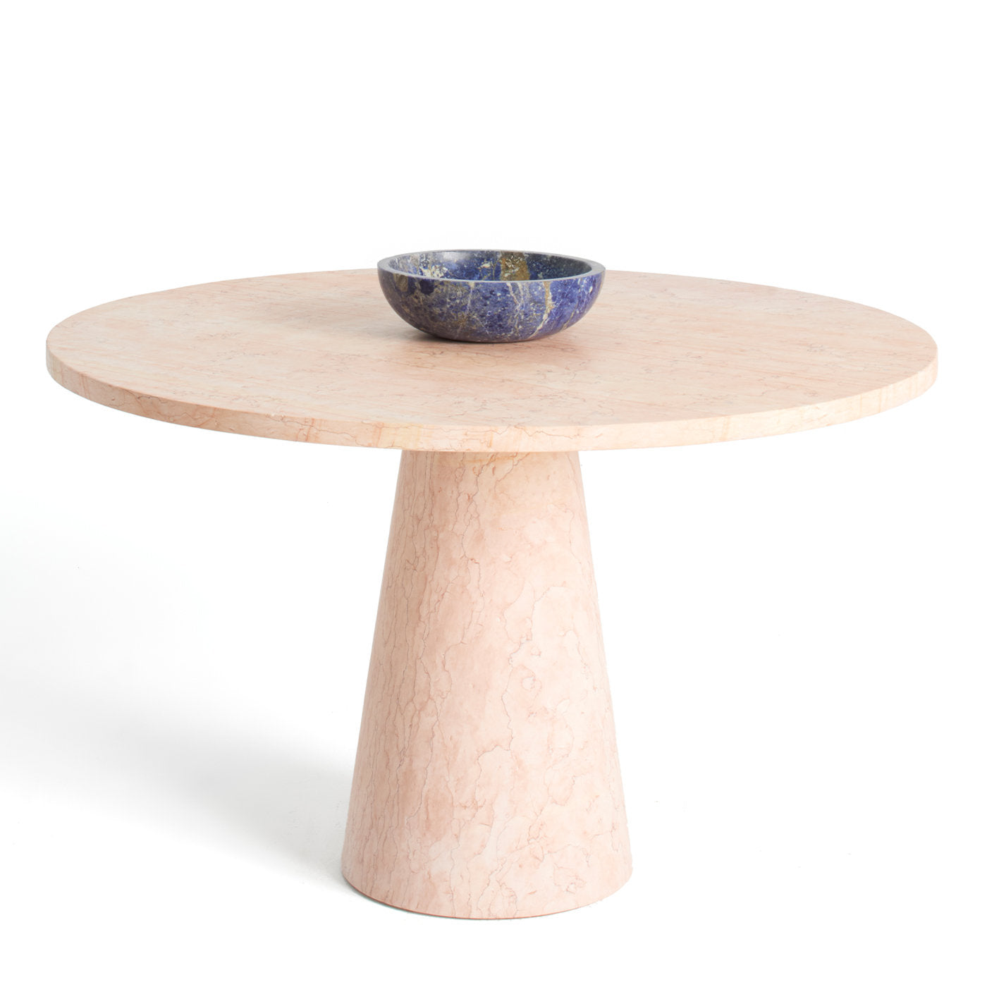 Inside Out Round Pink Egyptian Dining Table by Karen Chekerdjian - Alternative view 1