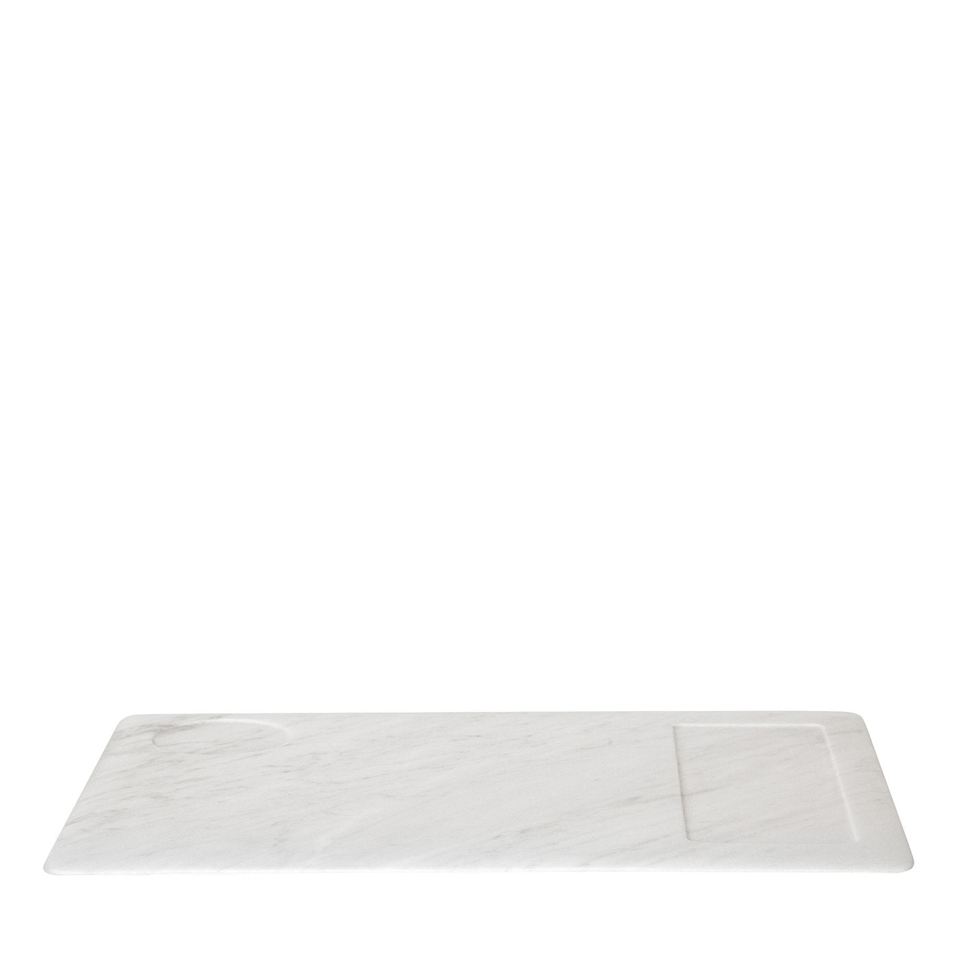 Tavoletta Platztafel aus weißem Carrara von Studioformart - Hauptansicht