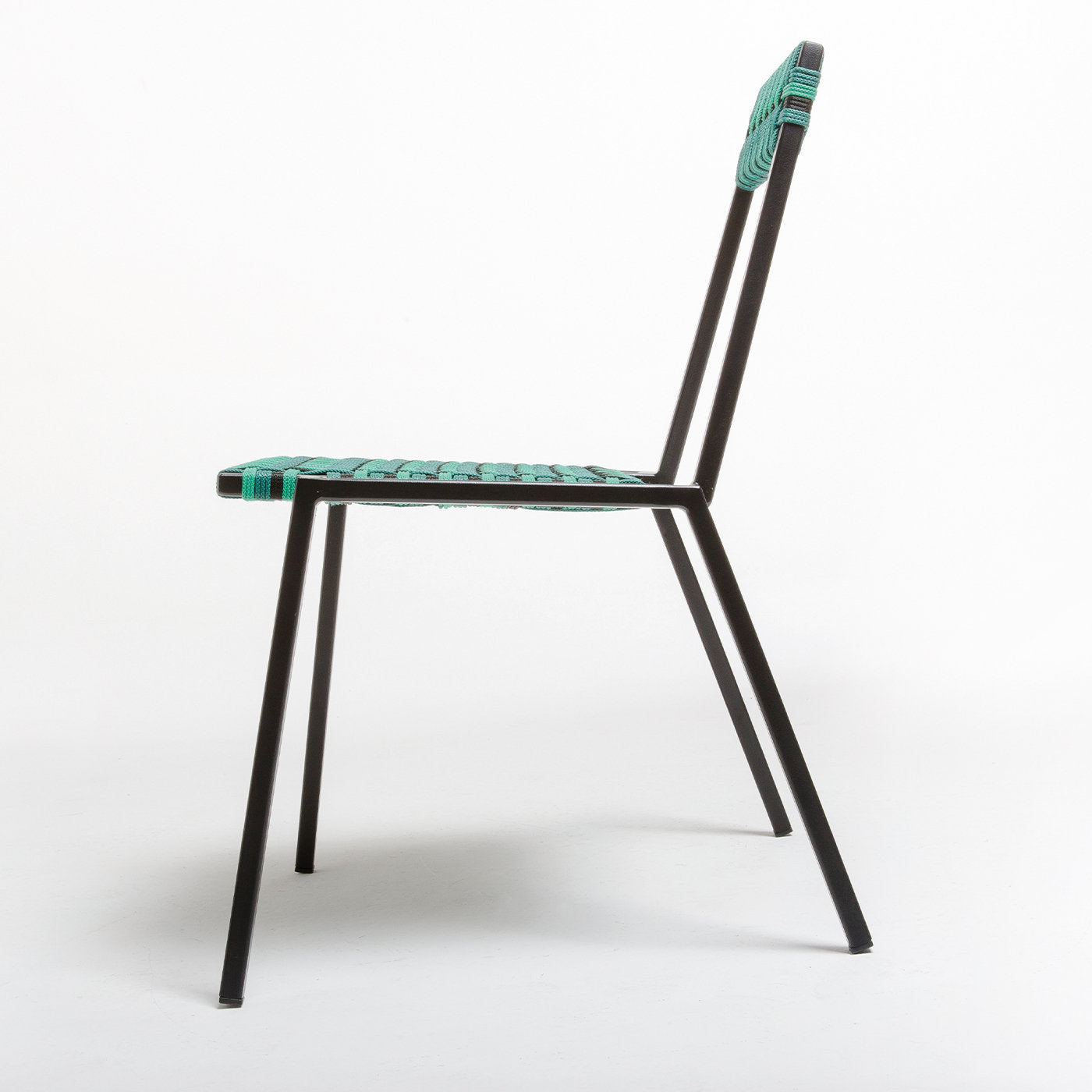 Anita Black/Green Chair - Alternative view 1
