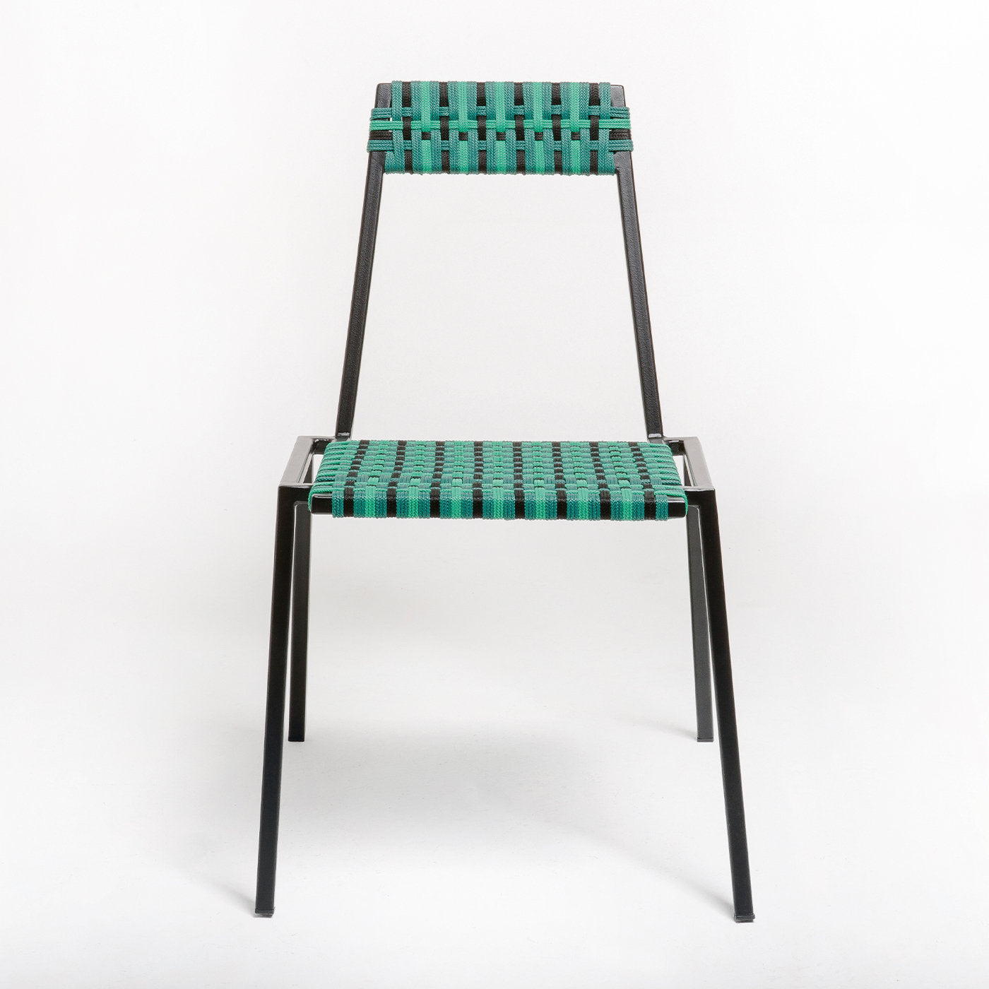 Anita Black/Green Chair - Alternative view 2