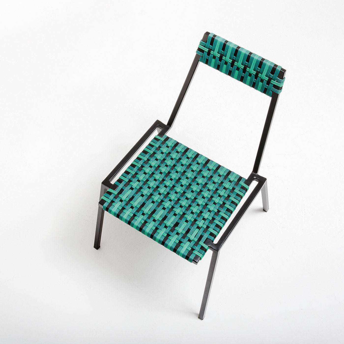 Anita Black/Green Chair - Alternative view 3