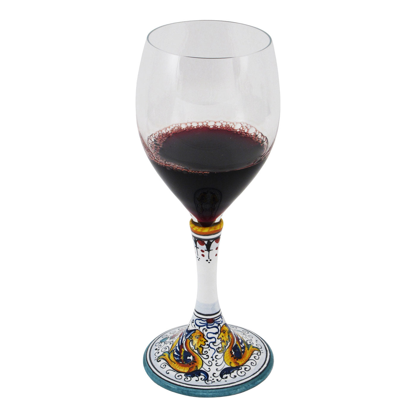 Set of 2 Medium Raffaellesco Floral Wine Glasses - Alternative view 1