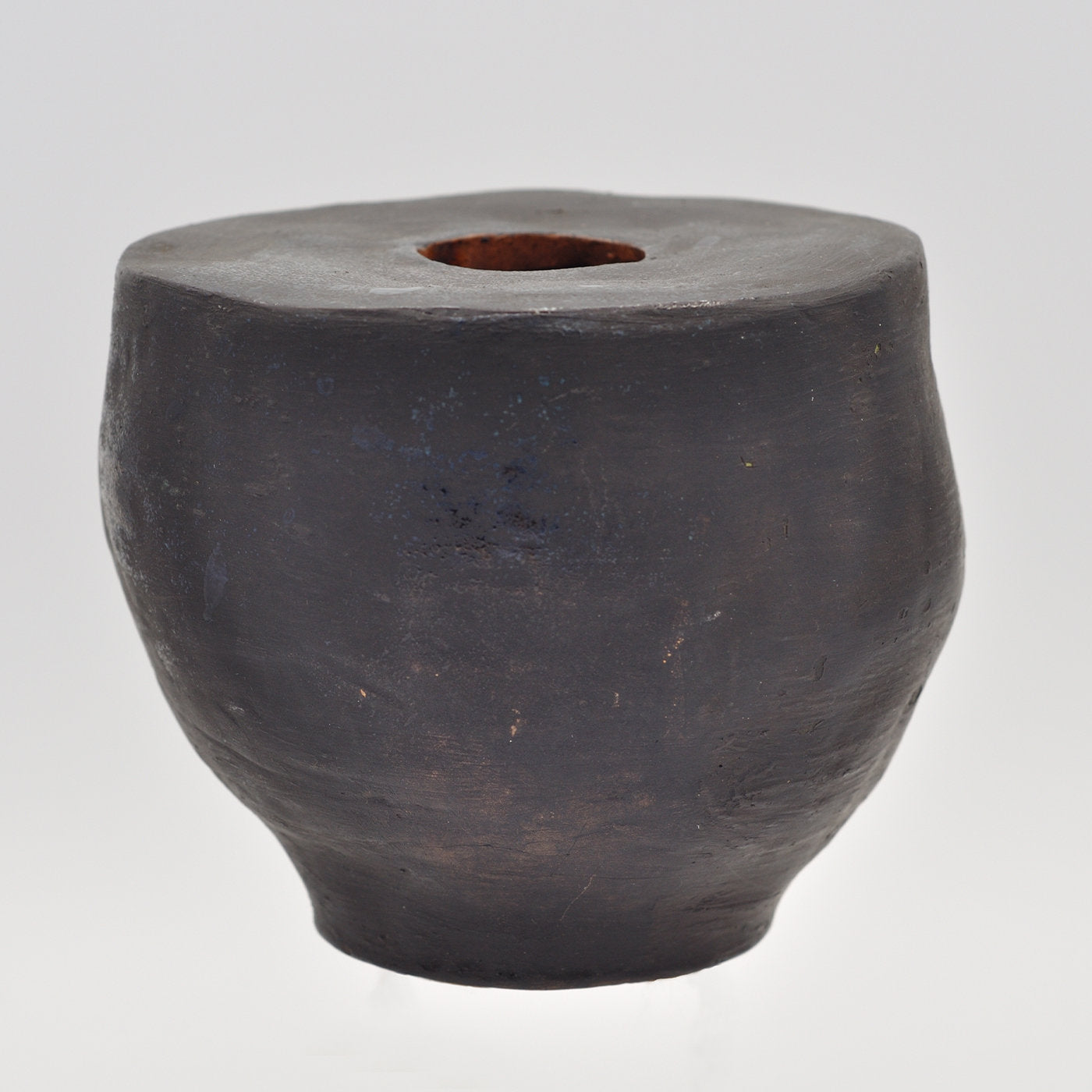 Black Vase with Flat Mouth - Alternative view 3