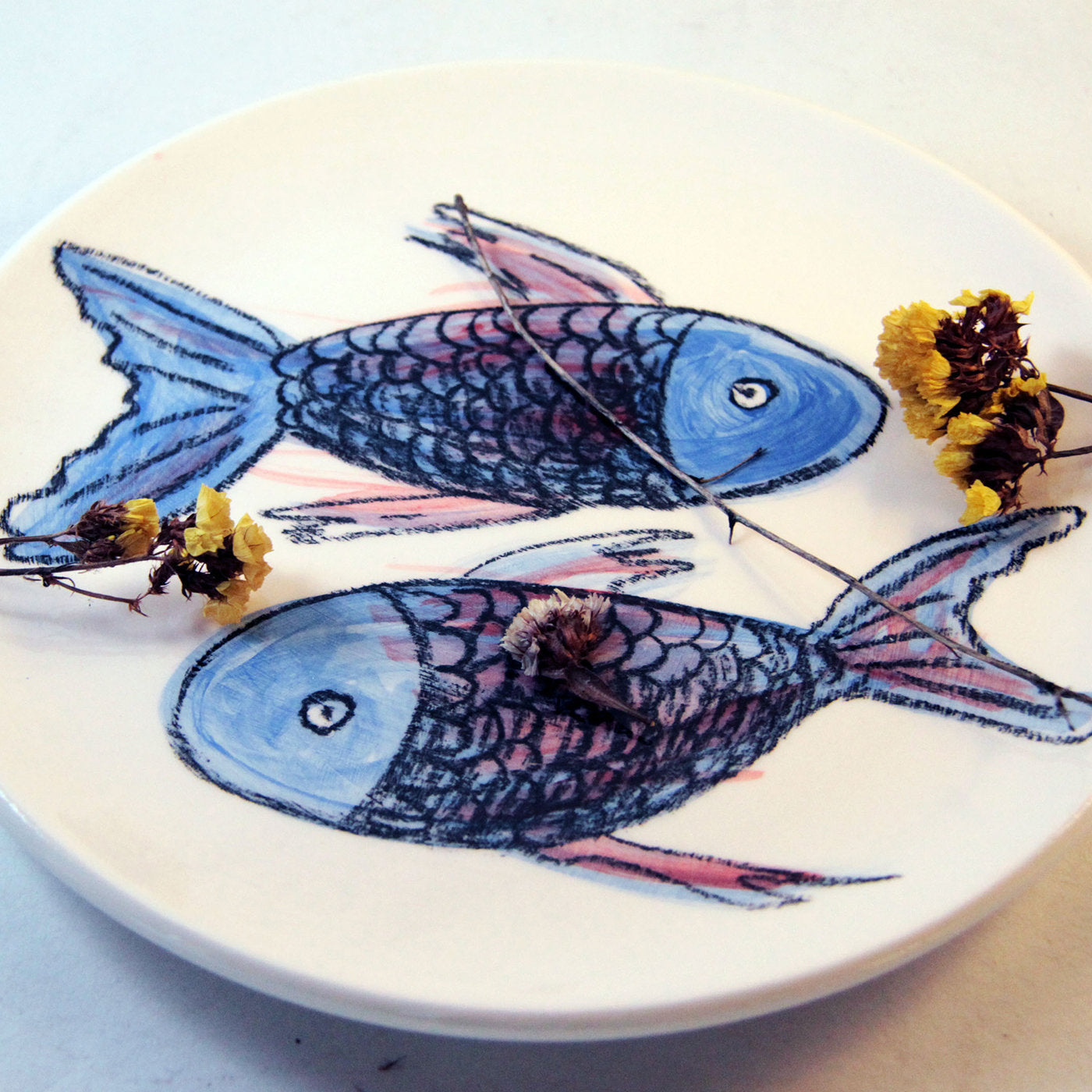 Assiette décorative poisson - Vue alternative 1