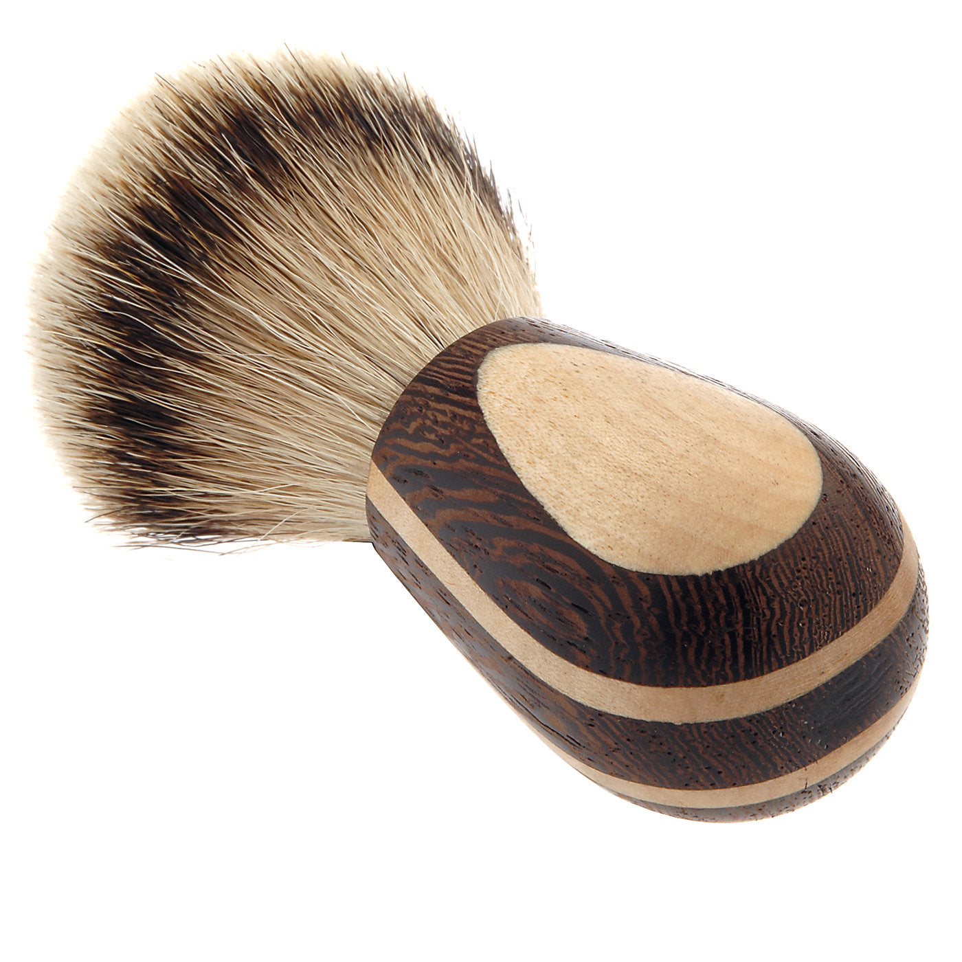 Pennello da barba in legno di Wengé e Acero - Vista alternativa 3
