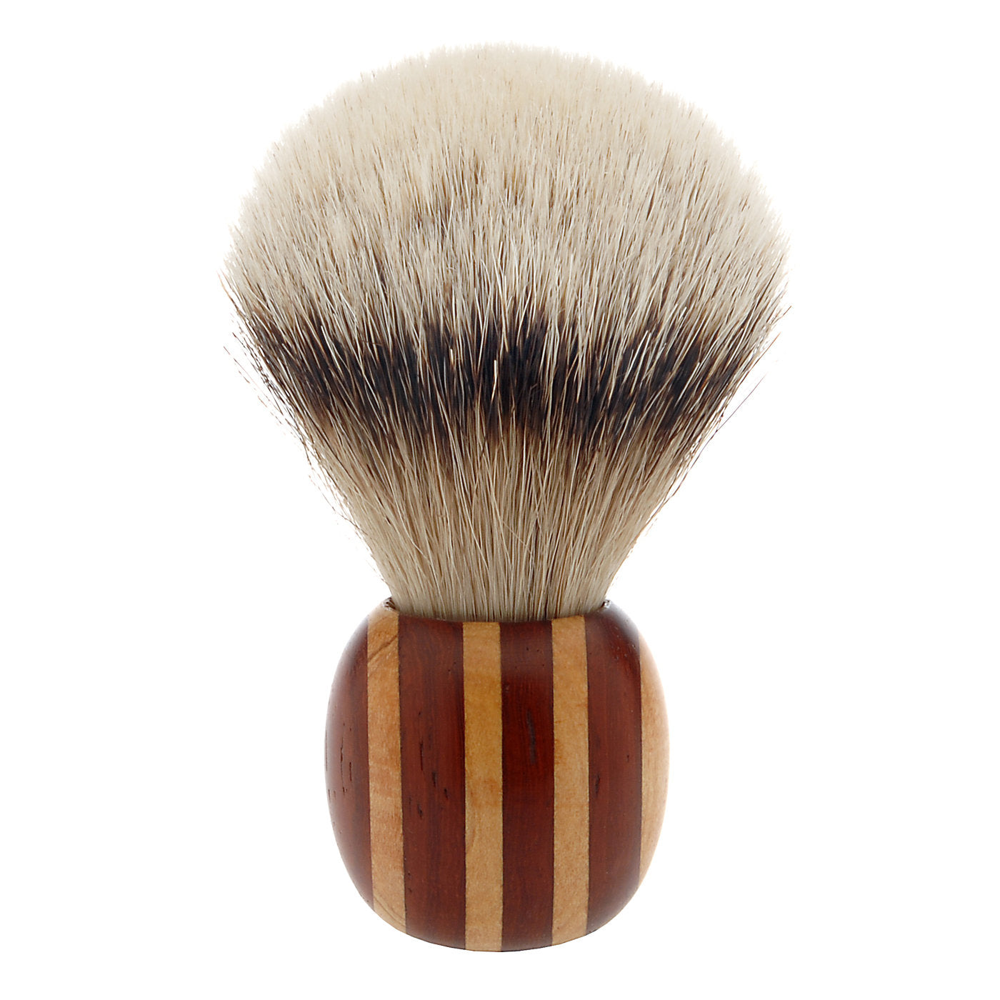 Pennello da barba corto in legno di acero e padauk - Vista alternativa 1