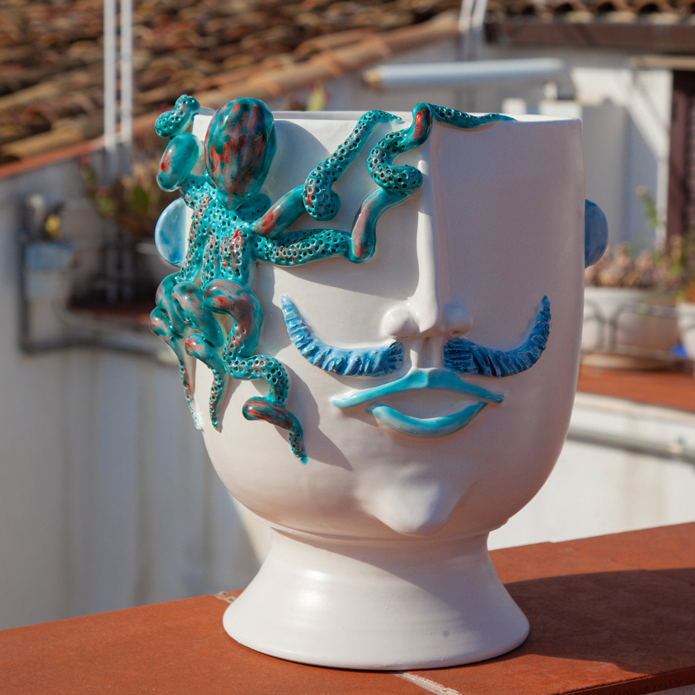 Salvo "U Pulparu" Street Vendor of Octopus Head Vase - Alternative view 2