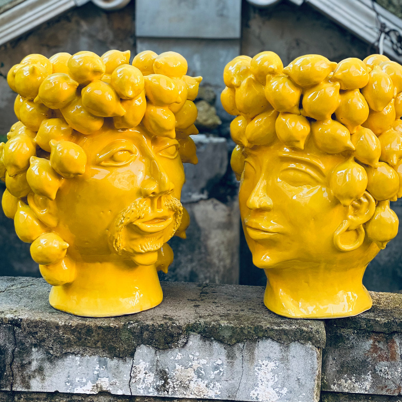 Königin des Landes der Zitronen Kopf Vase - Alternative Ansicht 3