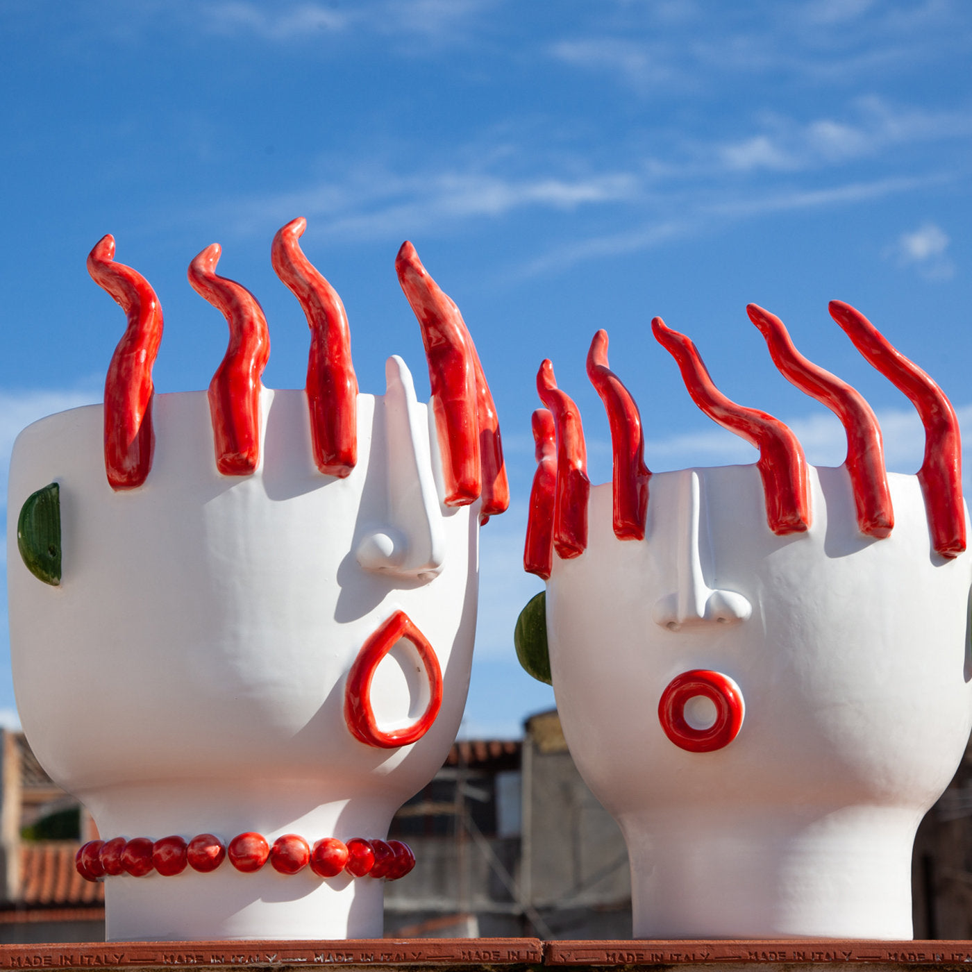 Ifigenia Straßenverkäufer von Peppers Kopf Vase - Alternative Ansicht 3